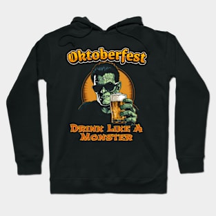 Funny Oktoberfest - Frakentstein Halloween Beer Hoodie